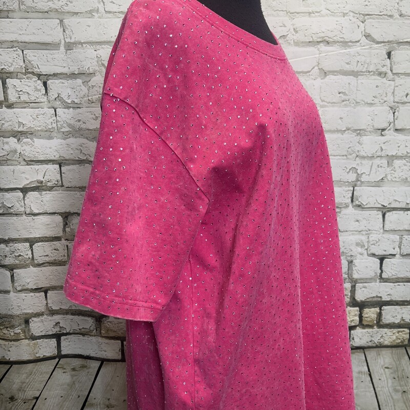 Judith March, Pink/cz, Size: Large
