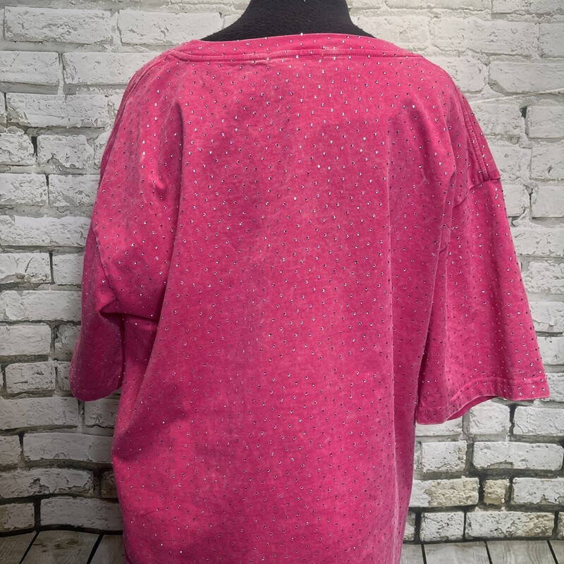 Judith March, Pink/cz, Size: Large