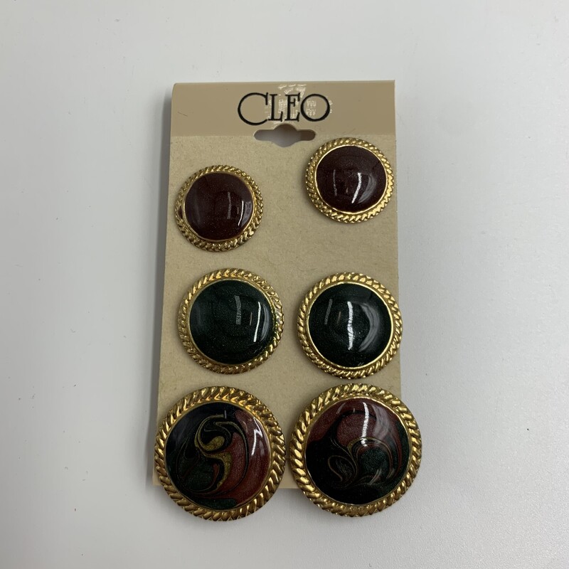 Cleo Earrings Set, Multi, Size: None