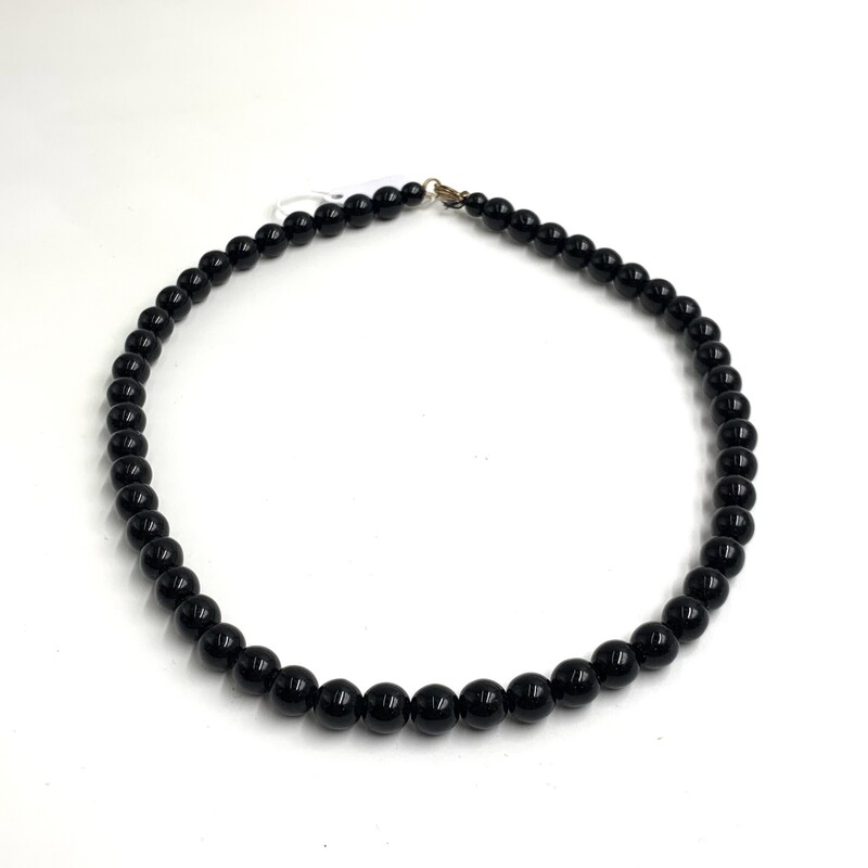 Necklace, Black, Size: None