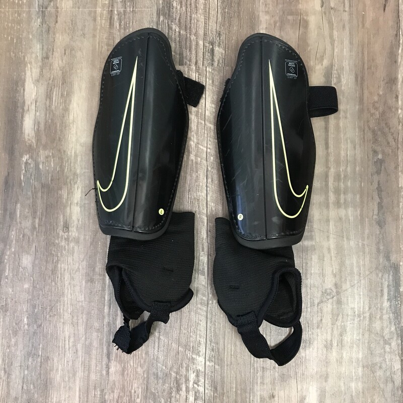Nike Shin Guards, Black, Size: Adult O/S
