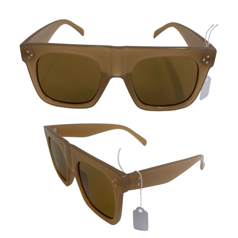 Sunglasses, Brown, Size: None
