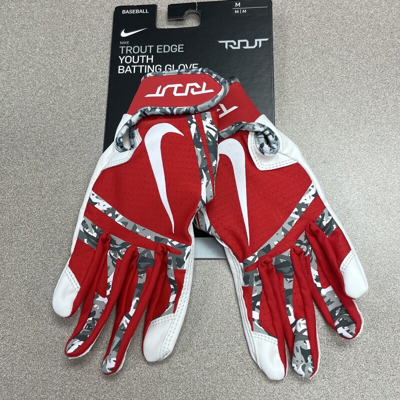 Nike Batting Glove, Red, Size: Youth
NEW!