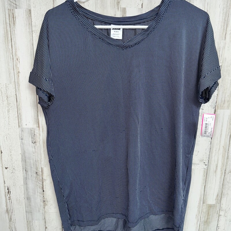 S Navy Dotted Tee