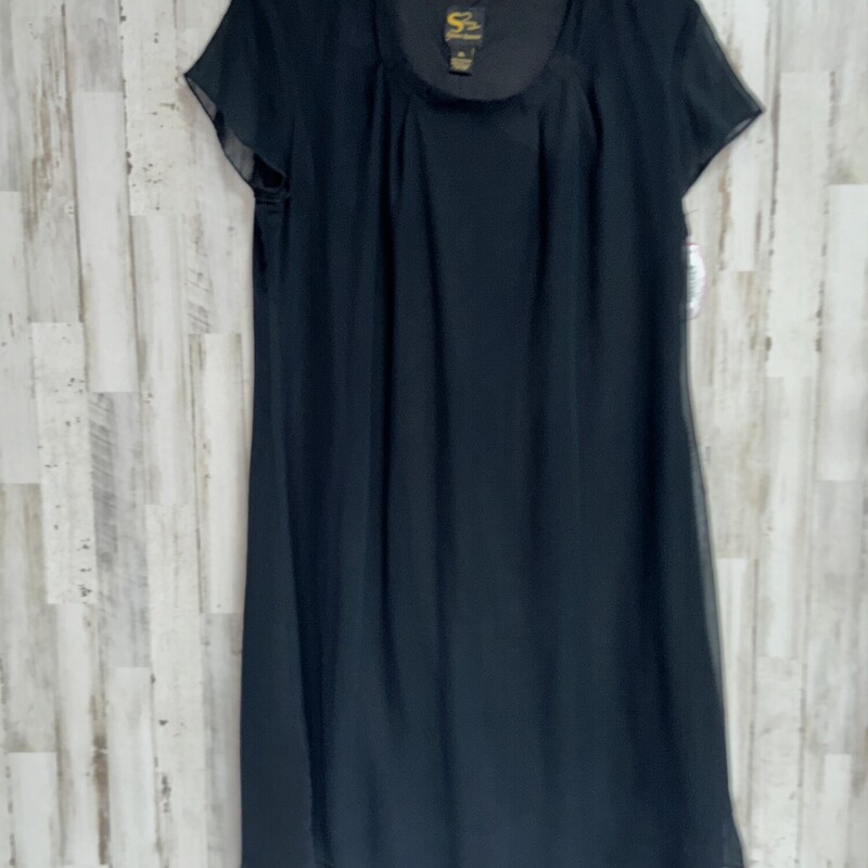 XL Black Sheer Dress