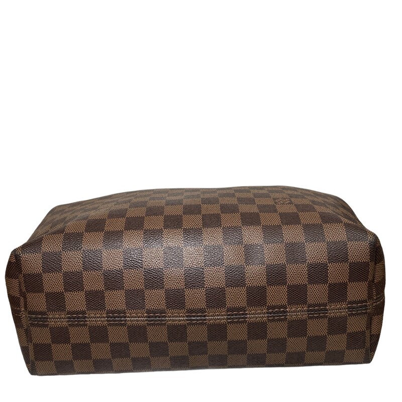Louis Vuitton Graceful, Damier, Size: PM<br />
The Graceful PM hobo in graphic Damier Ebene canvas is a lightweight, roomy bag to carry every day. Natural leather detailing and golden hardware add a refined touch. The body-friendly design combines with a supple, flat handle for stylish and comfortable over-the-shoulder wear.<br />
Dimensions:13.8 x 11.8 x 4.3 inches<br />
                         (length x Height x Width
