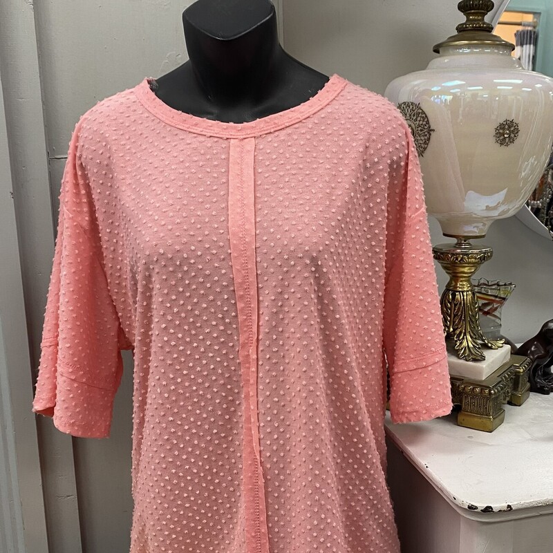 a great top for spring!
popcorn style, loose fit
gorgeous pink!!!

Hopely, Pink, Size: M