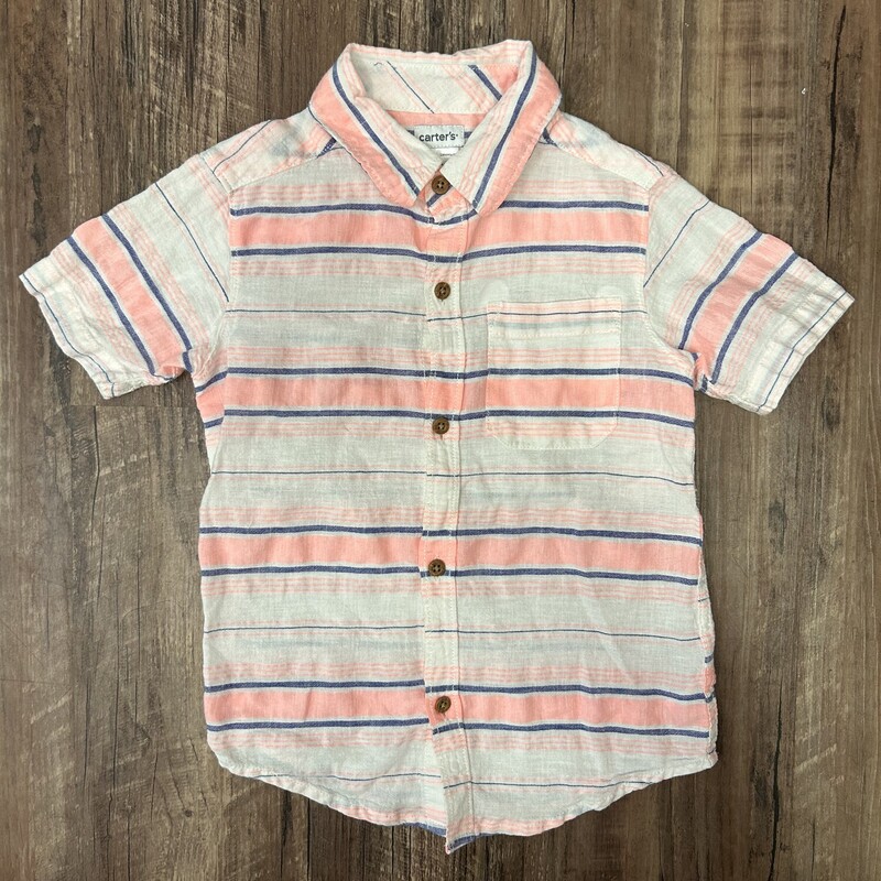 Carters Stripe, Pink, Size: 4 Toddler