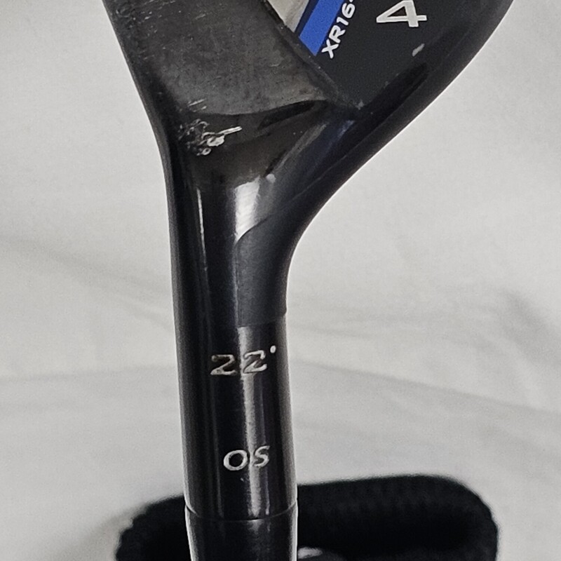 Callaway XR-16 OS 4 Hybrid<br />
22*<br />
Flex - Regular<br />
Left Hand<br />
Fubuki AT55 x 5ct Graphite Shaft w/ Golf Pride Tour Velvet Mid-Size Grip<br />
40in Shaft<br />
Includes Callaway Head Cover<br />
Condition: Used - Excellent