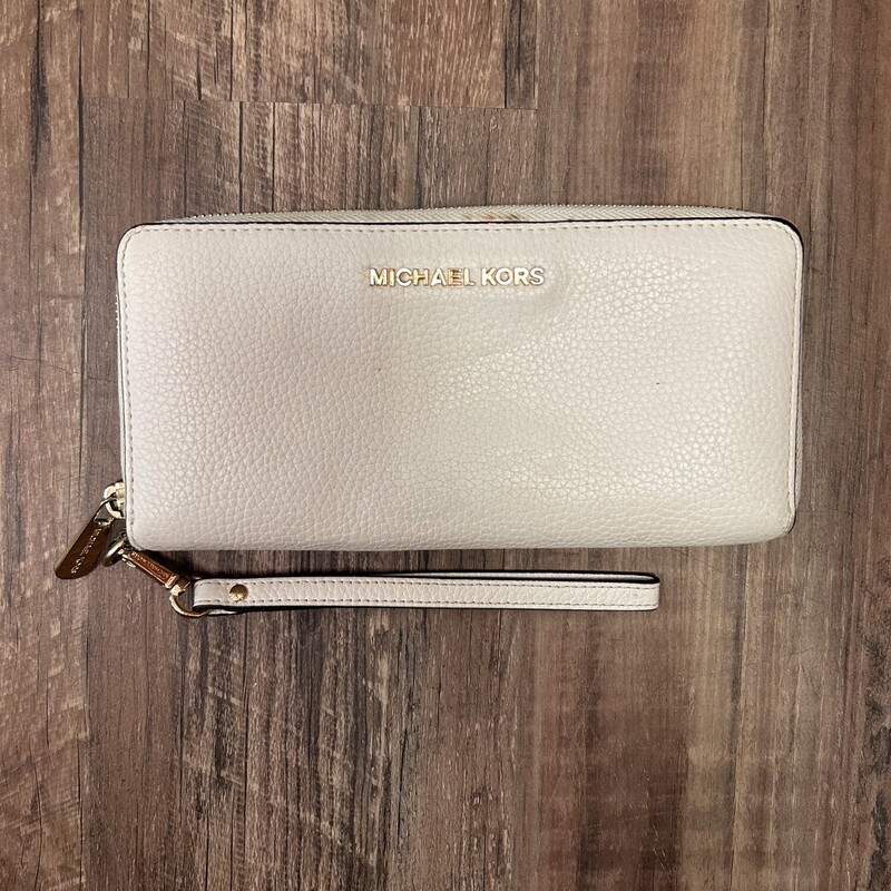 Michael Kors Wallet, Ivory, Size: Accessorie