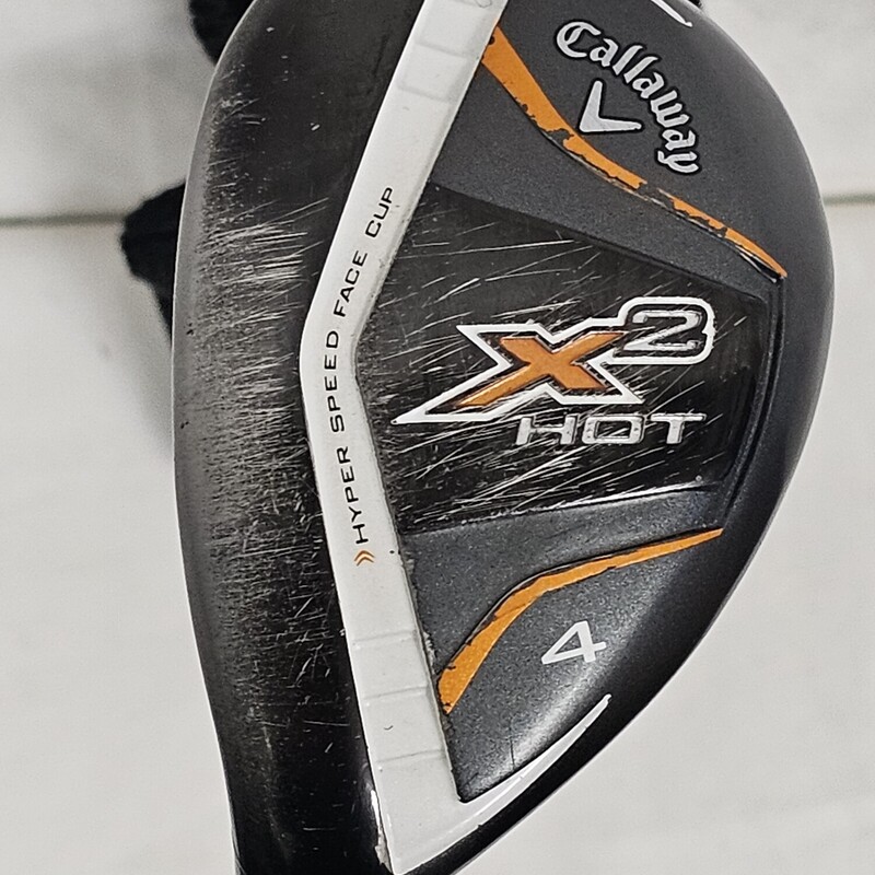 Callaway X2 Hot 4 Hybrid
22*
Flex - Regular
Left Hand
Callaway X2 Hot Graphite Shaft w/ Callaway Grip
40in Shaft
Includes Calllaway Head Cover
Condition: Used - Excellent
