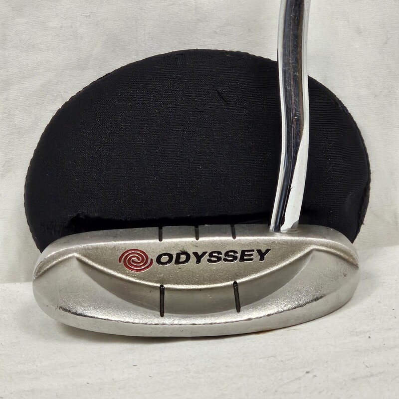 Odysse Duel Force Rossie 2 Mallet Putter<br />
34.25in<br />
Left Hand<br />
Steel Shaft w/ Winn Pistol AVS Mid-Size Grip<br />
Includes Head Cover<br />
Condition: Used - Excellent