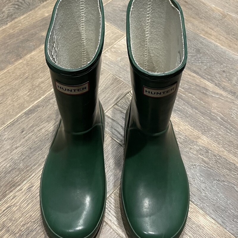 Hunter Rain Boots, Green, Size: 11Y