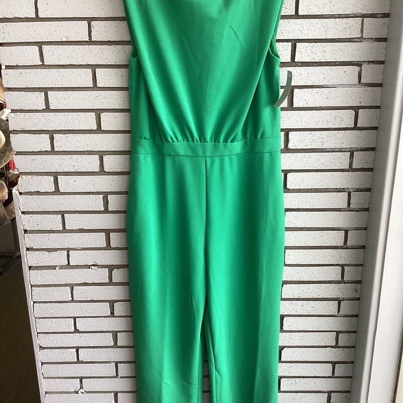 Slvless Jumpsuit, Green, Size: Small
