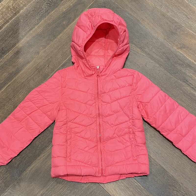 Gap Puffer Jacket, Neon, Size: 4-5Y