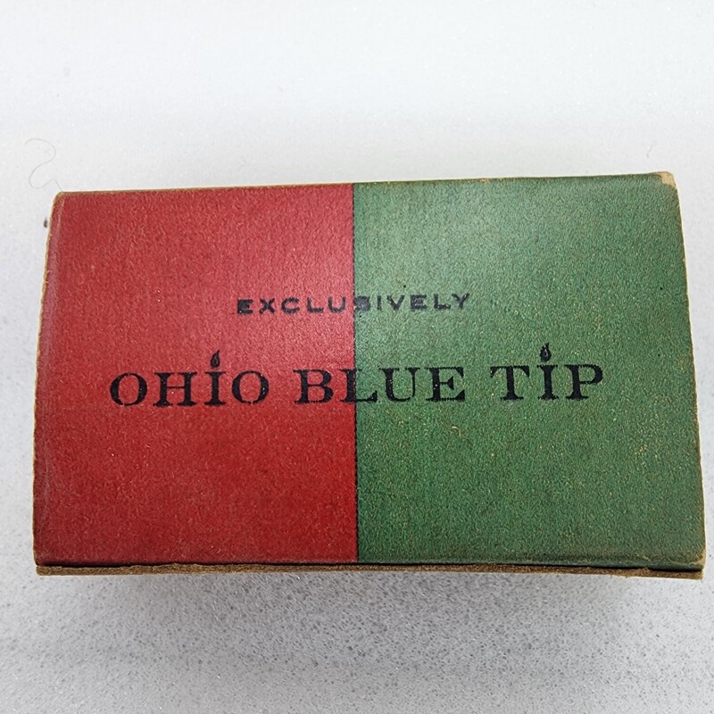 Vtg Ohio Matches, Blue Tip, Size: 1955