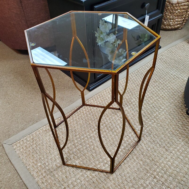 Hexagon Metal Table