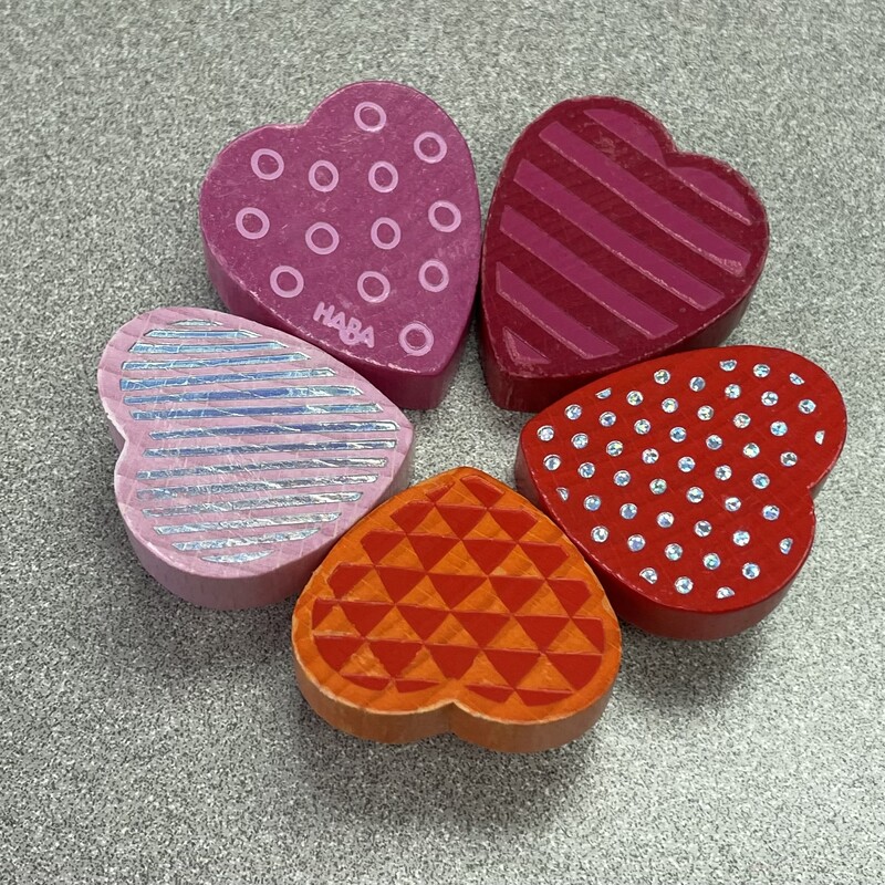Haba Wooden Hearts, Multi, Size: Pre-owned