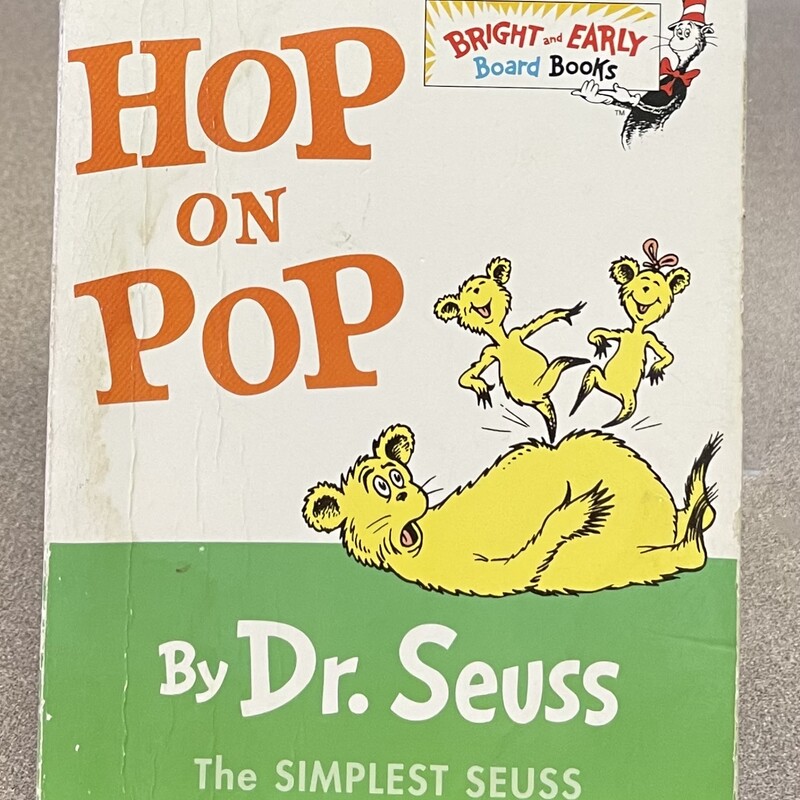 Hop On Pop - Dr. Suess, Green, Size: Boardbook