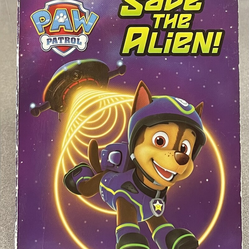 Save The Alien Paw Patrol, Purple, Size: Boardbook
