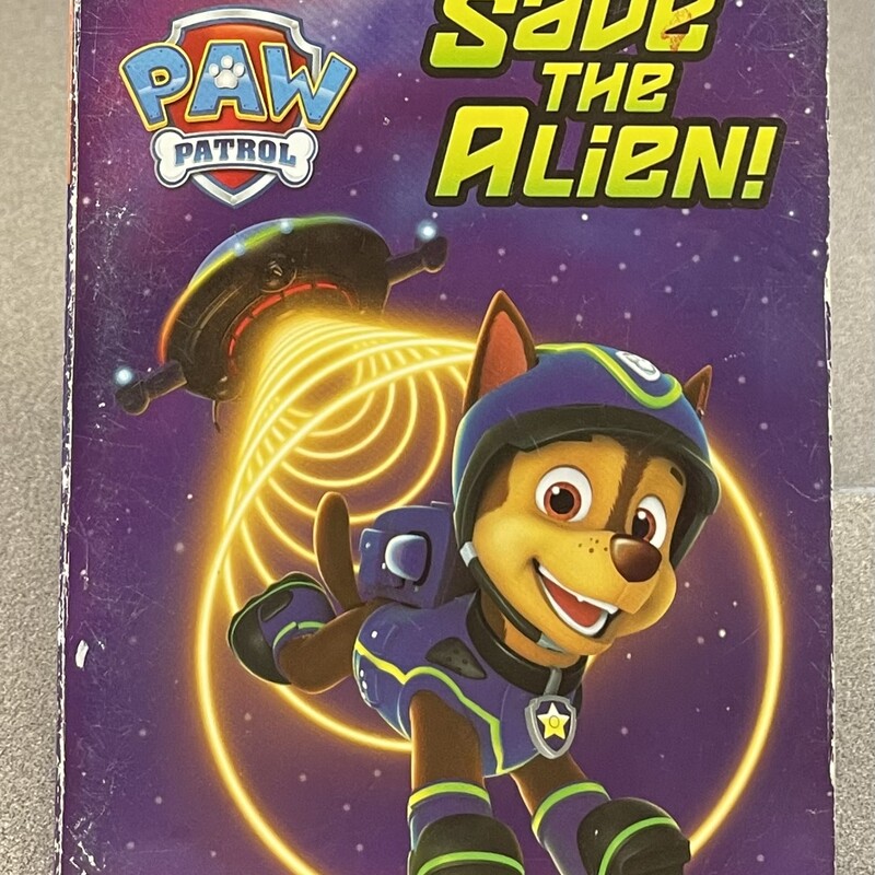 Save The Alien Paw Patrol, Purple, Size: Boardbook