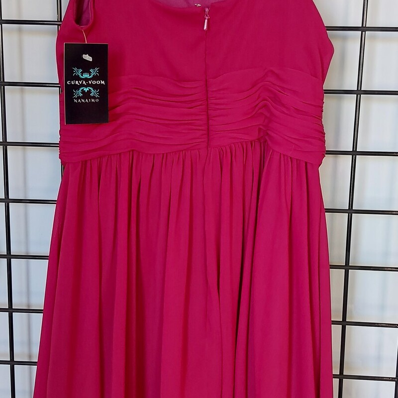 Evan Picone Dress, Fushia, Size: 8