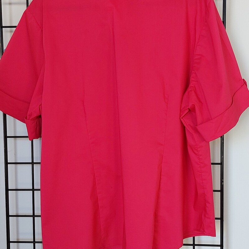 In Every Story... Blouse, Fushia, Size: 4X