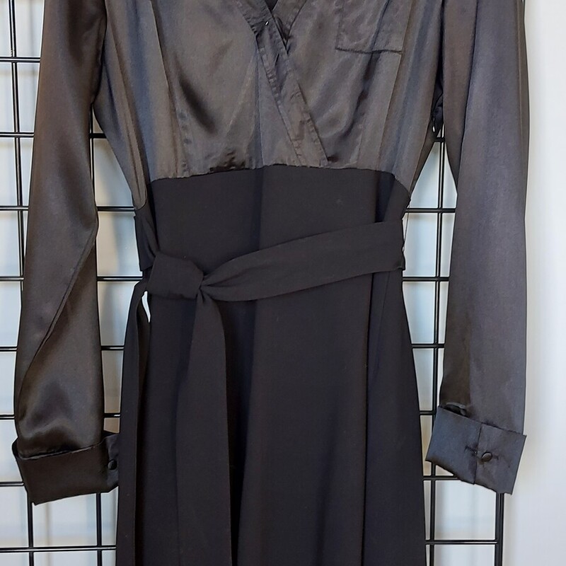 Spence Dress, Black, Size: 12