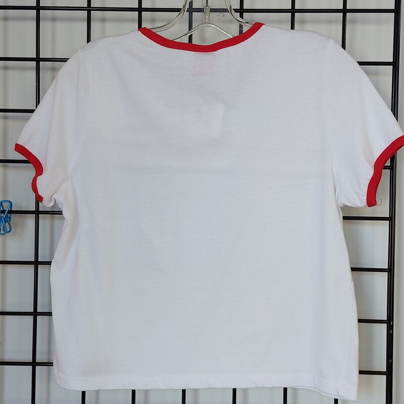 Dickies Crop Tee, White, Size: L