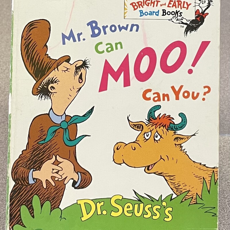 Mr. Brown Can Moo? Dr. Seuss White, Size: Boardbook