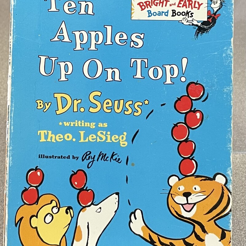 Ten apples on top -Dr. Seuss, Blue, Size: Boardbook
