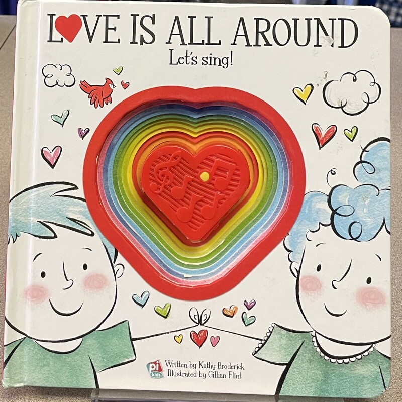 Love Is All Around - Musical, White, Size: Boardbook