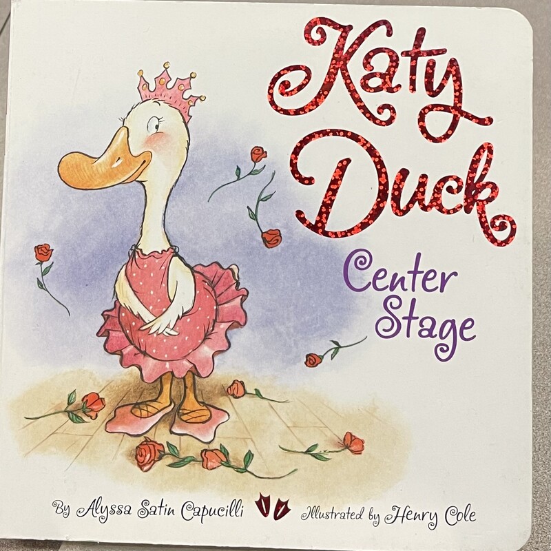 Katy Duck Center Stage, White, Size: Boardbook