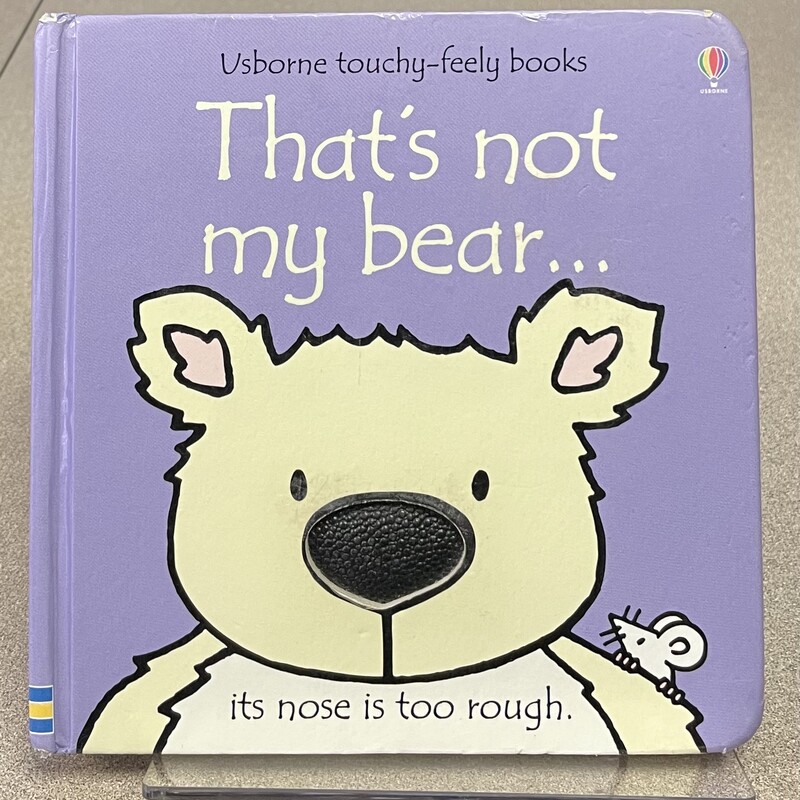 Thats Not My Bear-Usborne Touch & Feel, Purple, Size: Boardbook