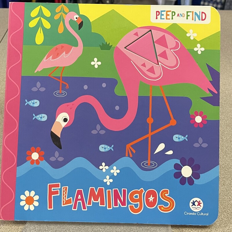Flamingos Peep & Find, Pink, Size: Boardbook