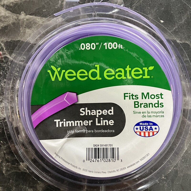 Hex Shaped Trimmer Line