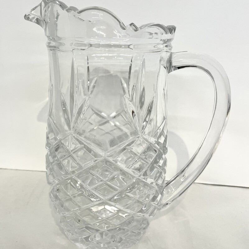 Glass Crystal Cut Pitcher
Clear
Size: 4.5x8H