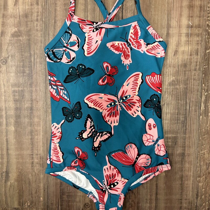 Hanna A Butterfly 1pc, Teal, Size: 3 Toddler