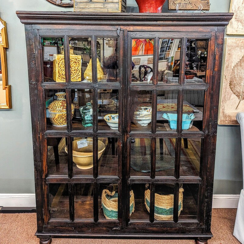Pottery Barn Wood Cabinet