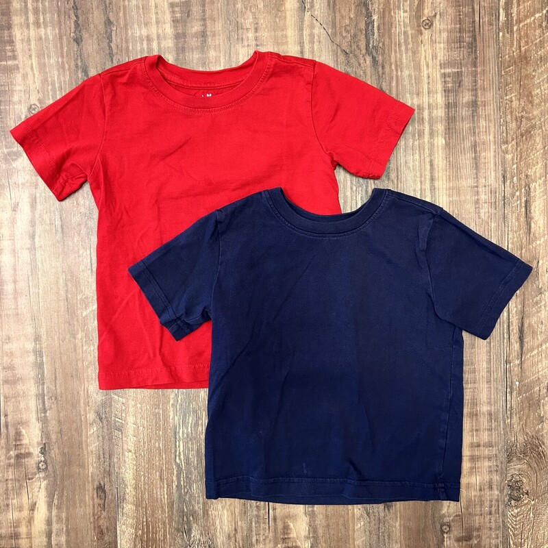 Primary S/2 Basic, Red Navy, Size: 2 Toddler