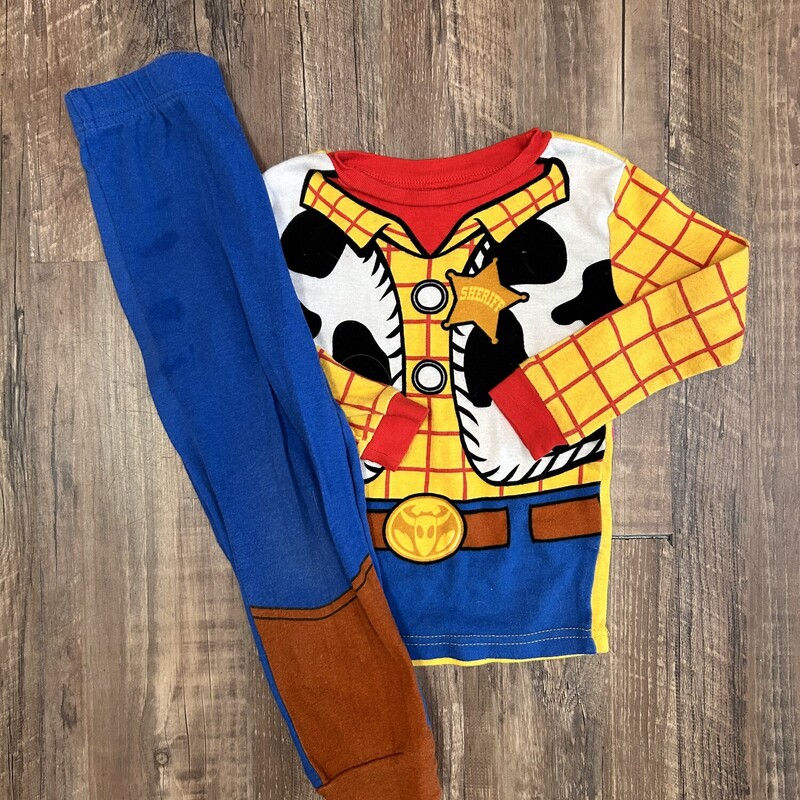 Toy Story Woody 2pc PJ, Yellow, Size: 5 Toddler