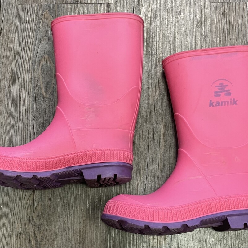 Kamik Rain Boots, Pink, Size: 13Y