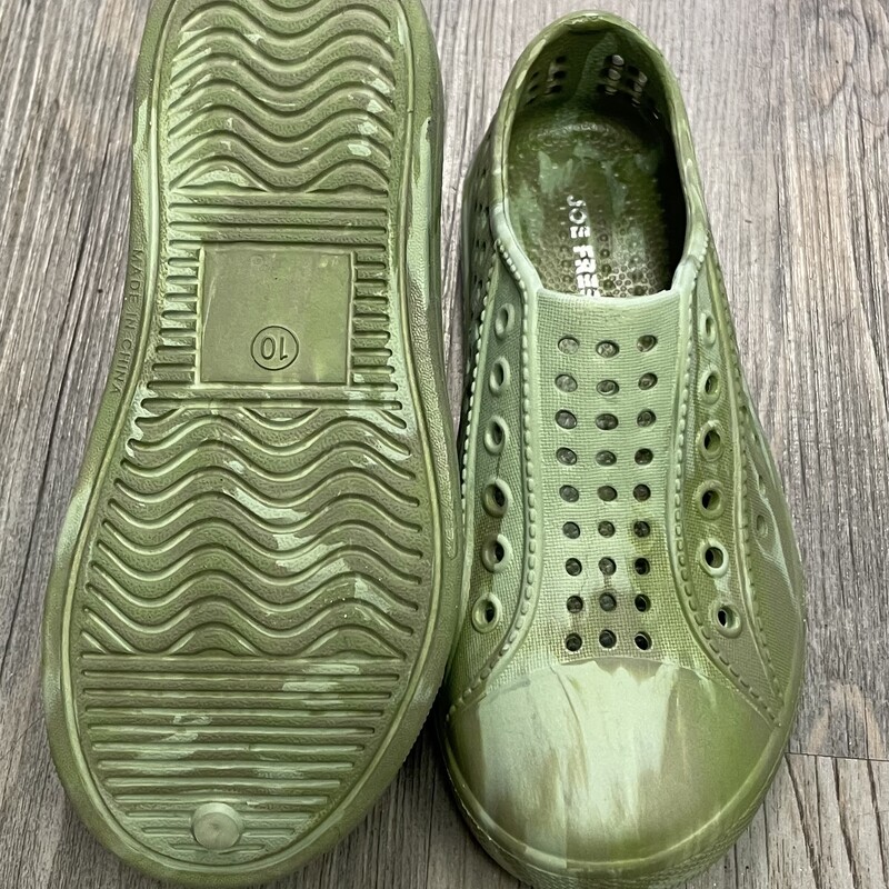 Joe Fresh Slip On Shoes, Green, Size: 10T