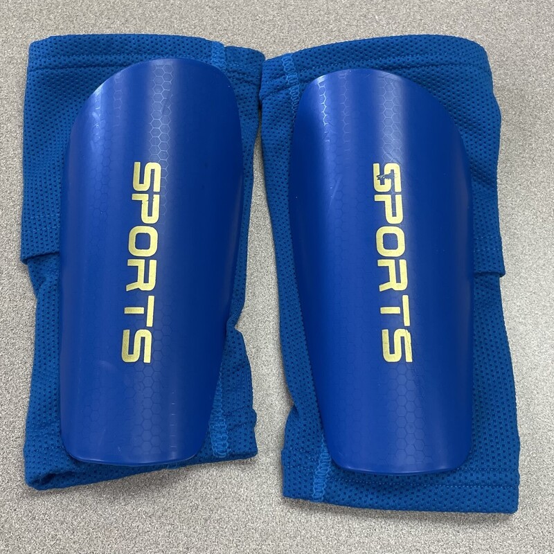 Sports  Shinguard, Blue, Size: Pre-owned