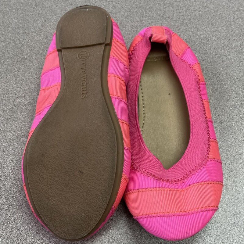 Crewcuts Slip On Shoes, Pink/ora, Size: 10T