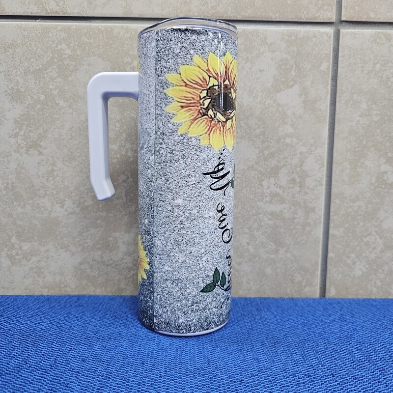 Never Give Up Elephant W/, Gray, Size: 20oz