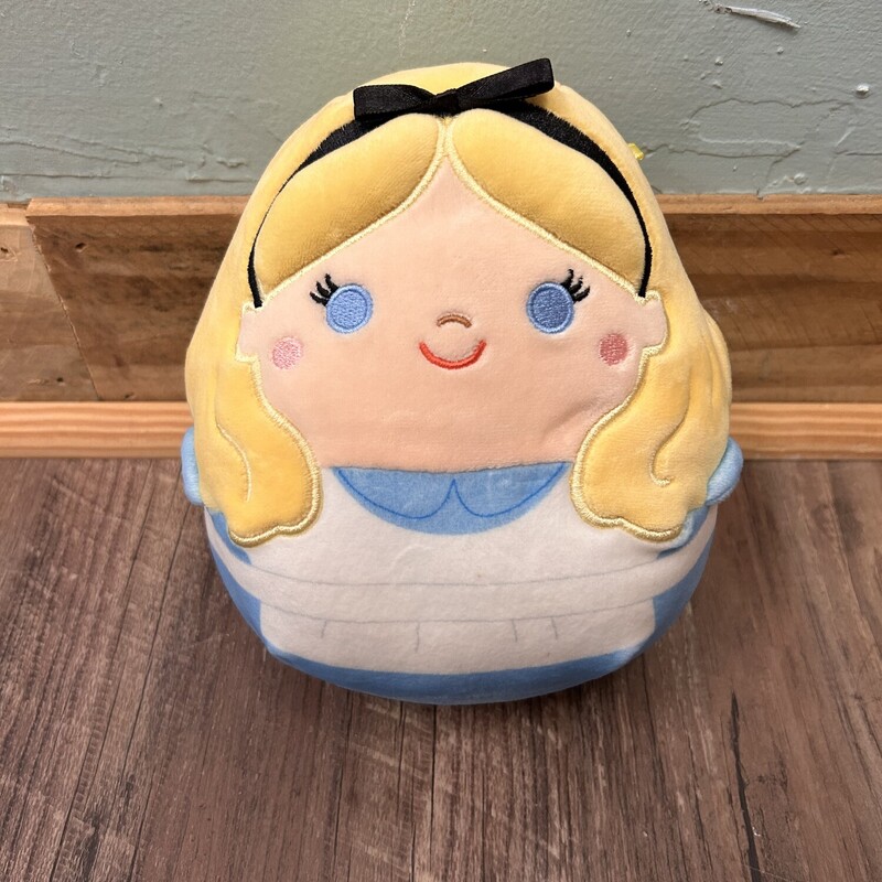 Disney Alice Squish Egg, Babyblue, Size: Plush