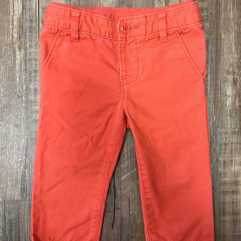 Gap Softwaist Baby Chino, Coral, Size: Baby 12-18