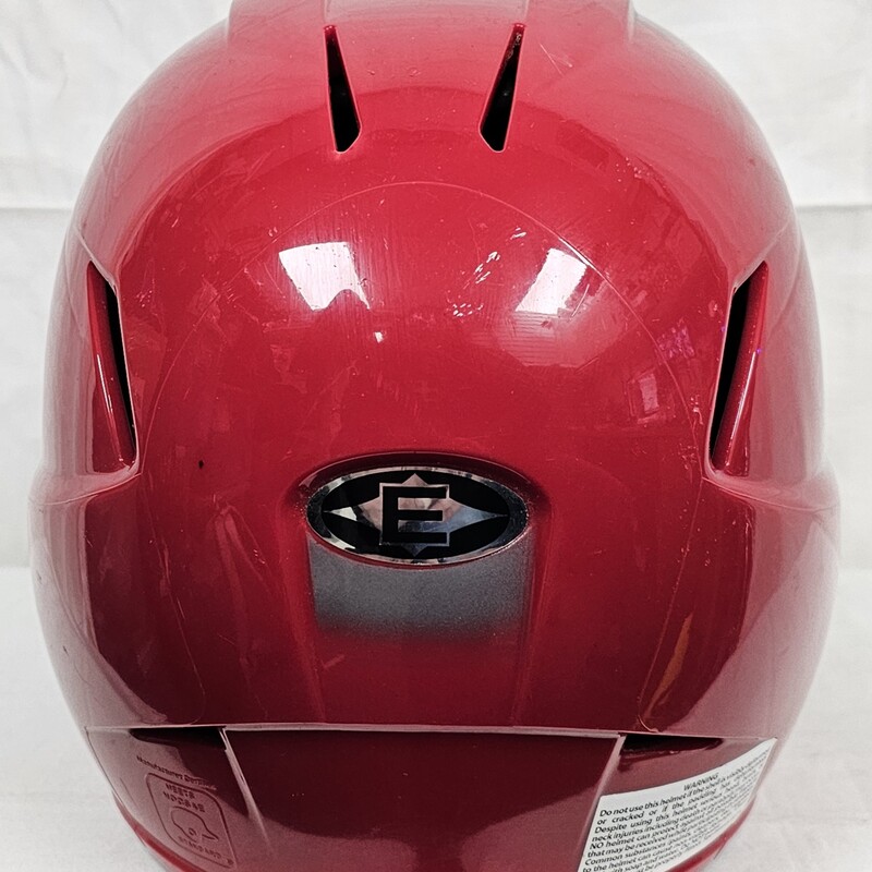 Easton Natural Batting Helmet with Mask, Red & Silver, Size: 6 3/4 - 7 1/2