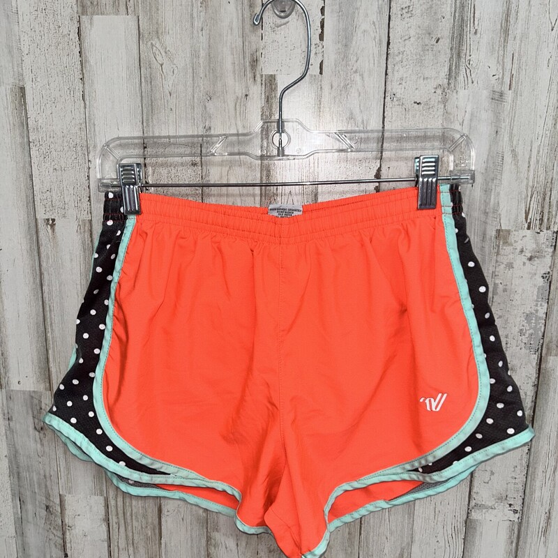 M Neon Pink Dotted Shorts